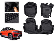7D Car Floor Mats Luxury Leatherite 7D-Car Floor Mat with Velcro-Tape