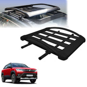 Car Roof Luggage (4x 4) Frame Aluminum Roof Frame Universal Roof Frame Travel Frame Load Frame Load Over 100 kg Roof Shelves Luggage Box Roof Rack (Black)