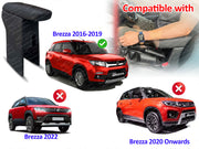 Auto Pearl Premium Car Armrest with Storage Box, High-Density Foam, Nappa Leatherette, No Obstruction to Rear Window Buttons, for Beat Type-2 (2017 Onwards)