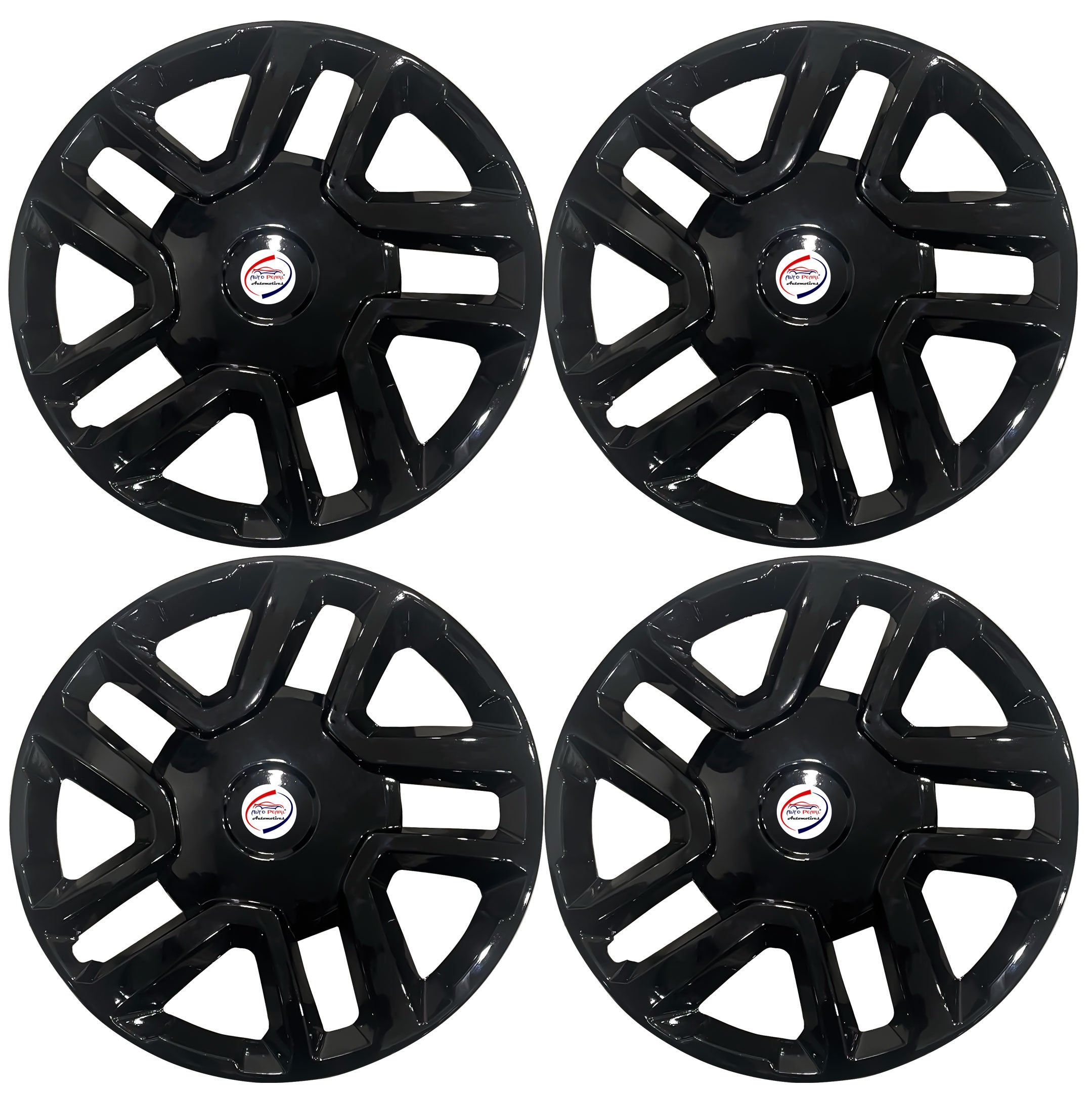 Press Type R16 Hubcap Brezza Wheel Cover Replacements for OEM Steel Wheels Polypropylene Material with Retention Ring | Set of 4 Pcs