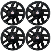 Press Type R16 Hubcap Brezza Wheel Cover Replacements for OEM Steel Wheels Polypropylene Material with Retention Ring | Set of 4 Pcs