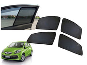 Z-Black Window Plug-in Half Sun Shades Car Curtain for Honda