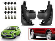 O.E Type Custom Front and Rear Mud Flap Guard (Set of 4 Pcs) | Compatible with HONDA | Black