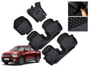 7D Car Floor Mats Luxury Leatherite 7D-Car Floor Mat with Velcro-Tape