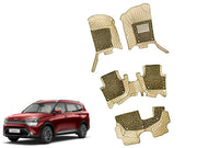 7D Car Floor Mats Luxury Leatherite 7D-Car Floor Mat with Velcro-Tape