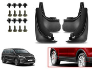 O.E Type Custom Front and Rear Mud Flap Guard (Set of 4 Pcs) | Compatible with KIA | Black