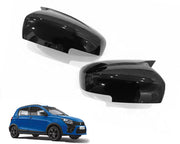 Auto Pearl Batman Style Car Side Mirror Cover Cap, ABS Material, Black, Compatible for All Car (Pack of 2)