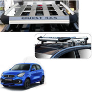 Car Roof Quest Luggage (4x 4) Frame Aluminum Roof Frame Universal Roof Frame Travel Frame Load Frame Load Over 100 kg Roof Shelves Luggage Box Roof Rack (Silver)