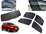 Z-Black Car Window Plug-in Half Sun Shades & Rear Dicky Curtain (Combo) for Maruti