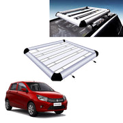 Car Roof Luggage Frame Aluminum Roof Frame Universal Roof Frame Travel Frame Load Frame Load Over 100 kg Roof Shelves Luggage Box Roof Rack (Silver)
