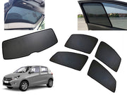 Z-Black Car Window Plug-in Half Sun Shades & Rear Dicky Curtain (Combo) for Maruti