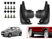 O.E Type Custom Front and Rear Mud Flap Guard (Set of 4 Pcs) | Compatible with MARUTI | Black