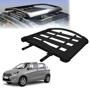Car Roof Luggage (4x 4) Frame Aluminum Roof Frame Universal Roof Frame Travel Frame Load Frame Load Over 100 kg Roof Shelves Luggage Box Roof Rack (Black)