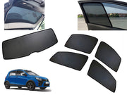 Z-Black Car Window Plug-in Half Sun Shades & Rear Dicky Curtain (Combo) for Maruti