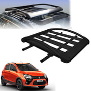 Car Roof Luggage (4x 4) Frame Aluminum Roof Frame Universal Roof Frame Travel Frame Load Frame Load Over 100 kg Roof Shelves Luggage Box Roof Rack (Black)