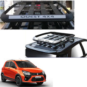 Car Roof Quest Luggage (4x 4) Frame Aluminum Roof Frame Universal Roof Frame Travel Frame Load Frame Load Over 100 kg Roof Shelves Luggage Box Roof Rack (Black)