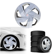 Press Type Hubcap Magnite Wheel Cover Replacements for OEM Steel Wheels Polypropylene Material with Retention Ring | Set of 4 Pcs