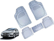 Heavy Duty Transparent 4Pcs PVC Rubber 6204 Clear Car Mat