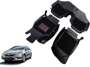 9X Car Floor Mats Luxury Leatherite 9X-Car Floor Mat with Velcro-Tape