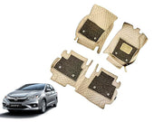 7D Car Floor Mats Luxury Leatherite 7D-Car Floor Mat with Velcro-Tape