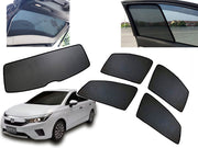 Z-Black Car Window Plug-in Half Sun Shades & Rear Dicky Curtain (Combo) for Honda
