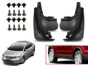 O.E Type Custom Front and Rear Mud Flap Guard (Set of 4 Pcs) | Compatible with HONDA | Black