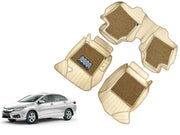 9X Car Floor Mats Luxury Leatherite 9X-Car Floor Mat with Velcro-Tape