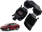 9X Car Floor Mats Luxury Leatherite 9X-Car Floor Mat with Velcro-Tape