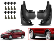 O.E Type Custom Front and Rear Mud Flap Guard (Set of 4 Pcs) | Compatible with HONDA | Black