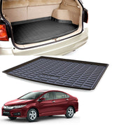 PVC Dustproof, Waterproof, Foldable & Antiskid Car Dicky, Trunk, Boot Mat Dicky Mat (Black)