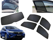 Z-Black Car Window Plug-in Half Sun Shades & Rear Dicky Curtain (Combo) for Honda