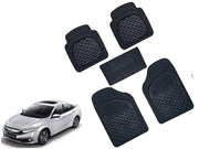 Heavy Duty Transparent 4Pcs PVC Rubber Car Mat