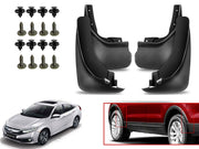 O.E Type Custom Front and Rear Mud Flap Guard (Set of 4 Pcs) | Compatible with HONDA | Black
