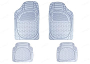 Heavy Duty Transparent 4Pcs PVC Rubber 6204 Clear Car Mat