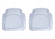 Heavy Duty Transparent 4Pcs PVC Rubber 6204 Clear Car Mat