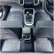 Heavy Duty Transparent 4Pcs PVC Rubber 6204 Clear Car Mat