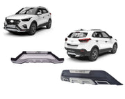 Bumper Diffuser Set Front and Rear Reflector Imported Quality Compatible with Creta 2018