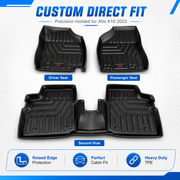3D TPE Car Floor Mats | Custom Fit for 21+ Car Models | All-Weather Protection | Auto Pearl