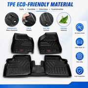 3D TPE Car Floor Mats | Custom Fit for 21+ Car Models | All-Weather Protection | Auto Pearl
