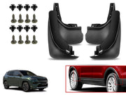 O.E Type Custom Front and Rear Mud Flap Guard (Set of 4 Pcs) | Compatible with JEEP | Black