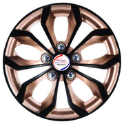 Press Type Hubcap Pearl Wheel Cover Replacements for OEM Steel Wheels Polypropylene Material with Retention Ring | Set of 4 Pcs
