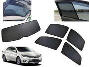 Z-Black Car Window Plug-in Half Sun Shades & Rear Dicky Curtain (Combo) for Toyota