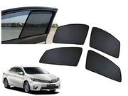 Z-Black Window Plug-in Half Sun Shades Car Curtain for Toyota