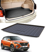 PVC Dustproof, Waterproof, Foldable & Antiskid Car Dicky, Trunk, Boot Mat Dicky Mat (Black)