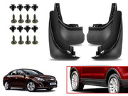 O.E Type Custom Front and Rear Mud Flap Guard (Set of 4 Pcs) | Compatible with CHEVROLET | Black