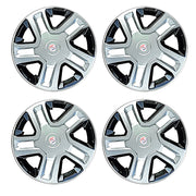Press Type R16 Hubcap Brezza Wheel Cover Replacements for OEM Steel Wheels Polypropylene Material with Retention Ring | Set of 4 Pcs