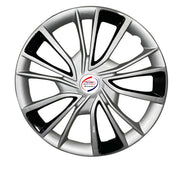 Press Type Hubcap XUV700 Wheel Cover Replacements for OEM Steel Wheels Polypropylene Material with Retention Ring | Set of 4 Pcs