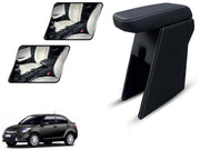 Auto Pearl Premium Car Armrest with Storage Box, High-Density Foam, Nappa Leatherette, No Obstruction to Rear Window Buttons, for DZIRE TOUR 2018