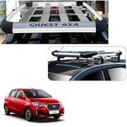 Car Roof Quest Luggage (4x 4) Frame Aluminum Roof Frame Universal Roof Frame Travel Frame Load Frame Load Over 100 kg Roof Shelves Luggage Box Roof Rack (Silver)