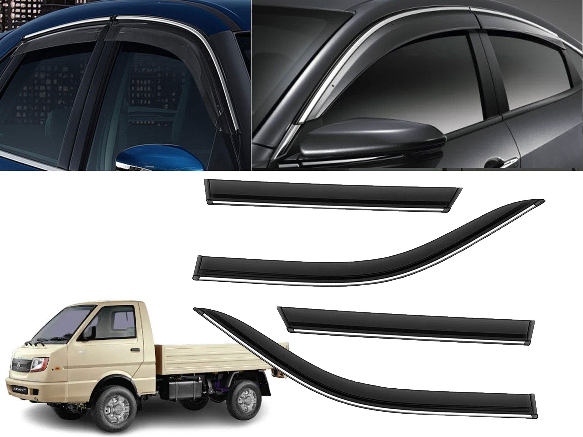 Auto Pearl Premium Door Visors for Ashok Leyland | All Models